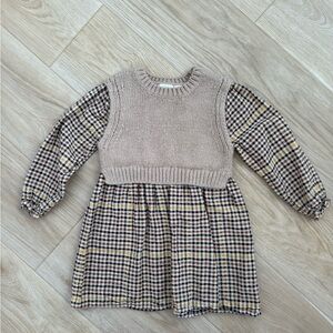 Zara Kids Cozy Knit Sweater in Beige